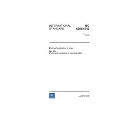 IEC 60092-352 Ed. 3.0 en:2005