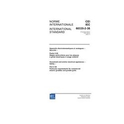 IEC 60335-2-38 Ed. 5.0 b:2002
