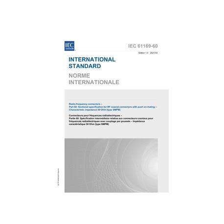 IEC 61169-60 Ed. 1.0 b:2021