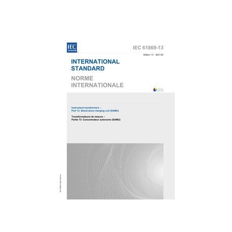 IEC 61869-13 Ed. 1.0 b:2021