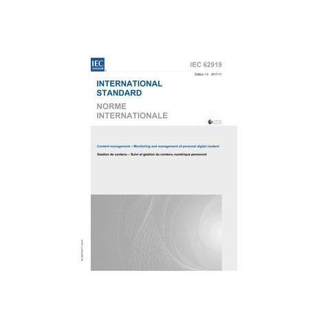IEC 62919 Ed. 1.0 b:2017