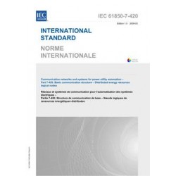 IEC 61850-7-420 Ed. 1.0 b:2009