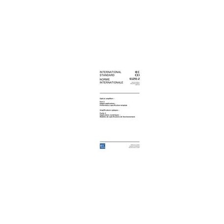 IEC 61291-2 Ed. 2.0 b:2007