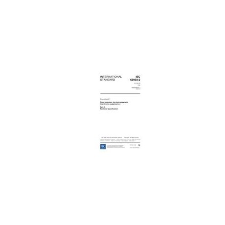 IEC 60938-2 Amd.1 Ed. 2.0 en:2006