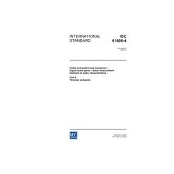 IEC 61606-4 Ed. 1.0 en:2005