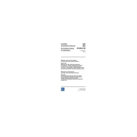 IEC 61249-2-26 Ed. 1.0 b:2005