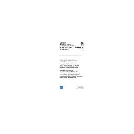 IEC 61249-2-22 Ed. 1.0 b:2005
