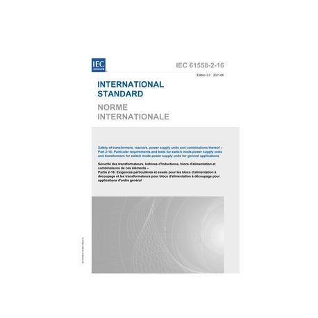 IEC 61558-2-16 Ed. 2.0 b:2021