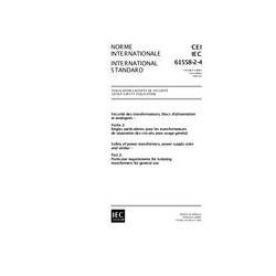 IEC 61558-2-4 Ed. 1.0 b:1997