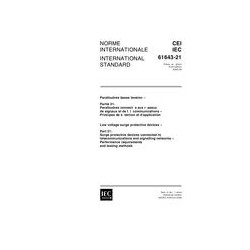 IEC 61643-21 Ed. 1.0 b:2000