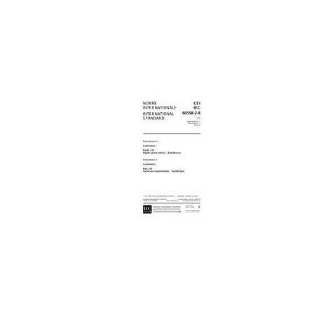 IEC 60598-2-8 Amd.1 Ed. 2.0 b:2000