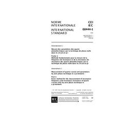 IEC 60444-1 Amd.1 Ed. 2.0 b:1999