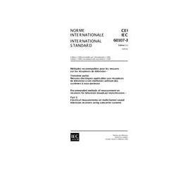 IEC 60107-3 Ed. 1.1 b:1999