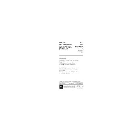 IEC 60050-604 Amd.1 Ed. 1.0 b:1998