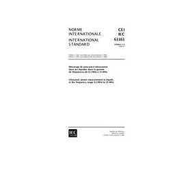 IEC 61161 Ed. 1.1 b:1998