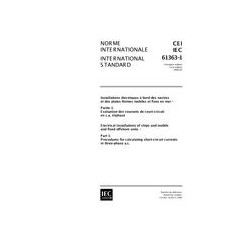 IEC 61363-1 Ed. 1.0 b:1998