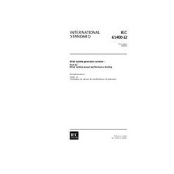IEC 61400-12 Ed. 1.0 en:1998