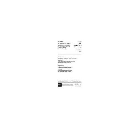 IEC 60092-352 Amd.1 Ed. 2.0 b:1998