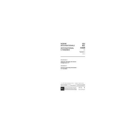 IEC 61028 Amd.2 Ed. 1.0 b:1997