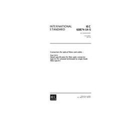 IEC 60874-14-5 Ed. 1.0 en:1997