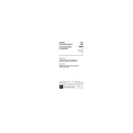 IEC 60682 Amd.2 Ed. 1.0 b:1997