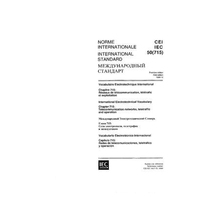 IEC 60050-715 Ed. 1.0 t:1996