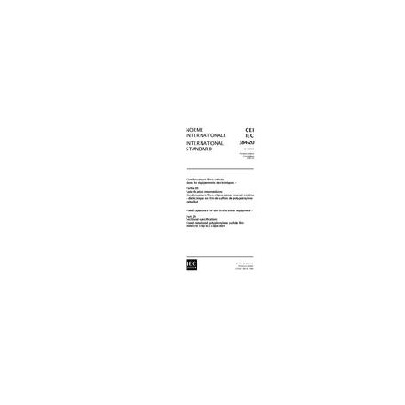 IEC 60384-20 Ed. 1.0 b:1996