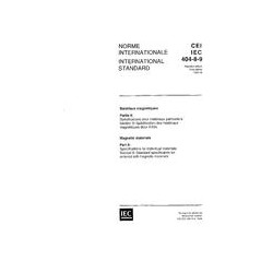 IEC 60404-8-9 Ed. 1.0 b:1994
