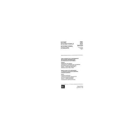 IEC 60917-2-1 Ed. 1.0 b:1993