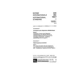 IEC 60169-7 Amd.1 Ed. 1.0 b:1993