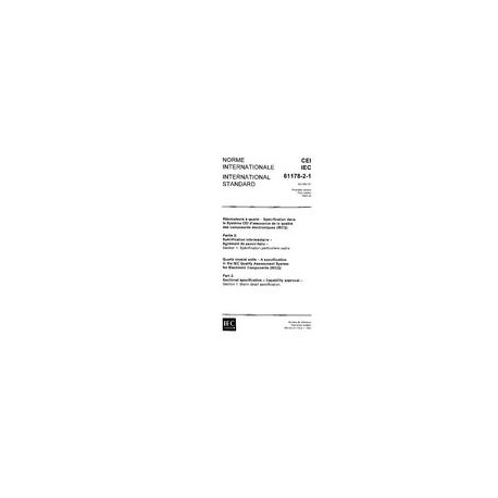 IEC 61178-2-1 Ed. 1.0 b:1993