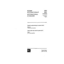 IEC 61119-3 Ed. 1.0 b:1992