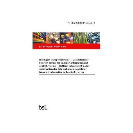 BS PD CEN ISO/TS 19468:2019