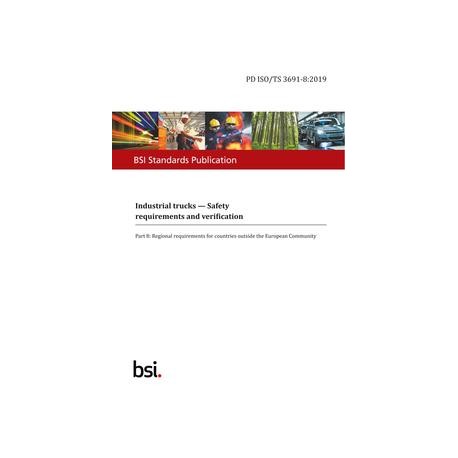 BS PD ISO/TS 3691-8:2019