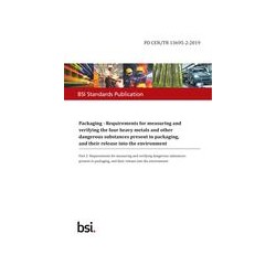 BS PD CEN/TR 13695-2:2019